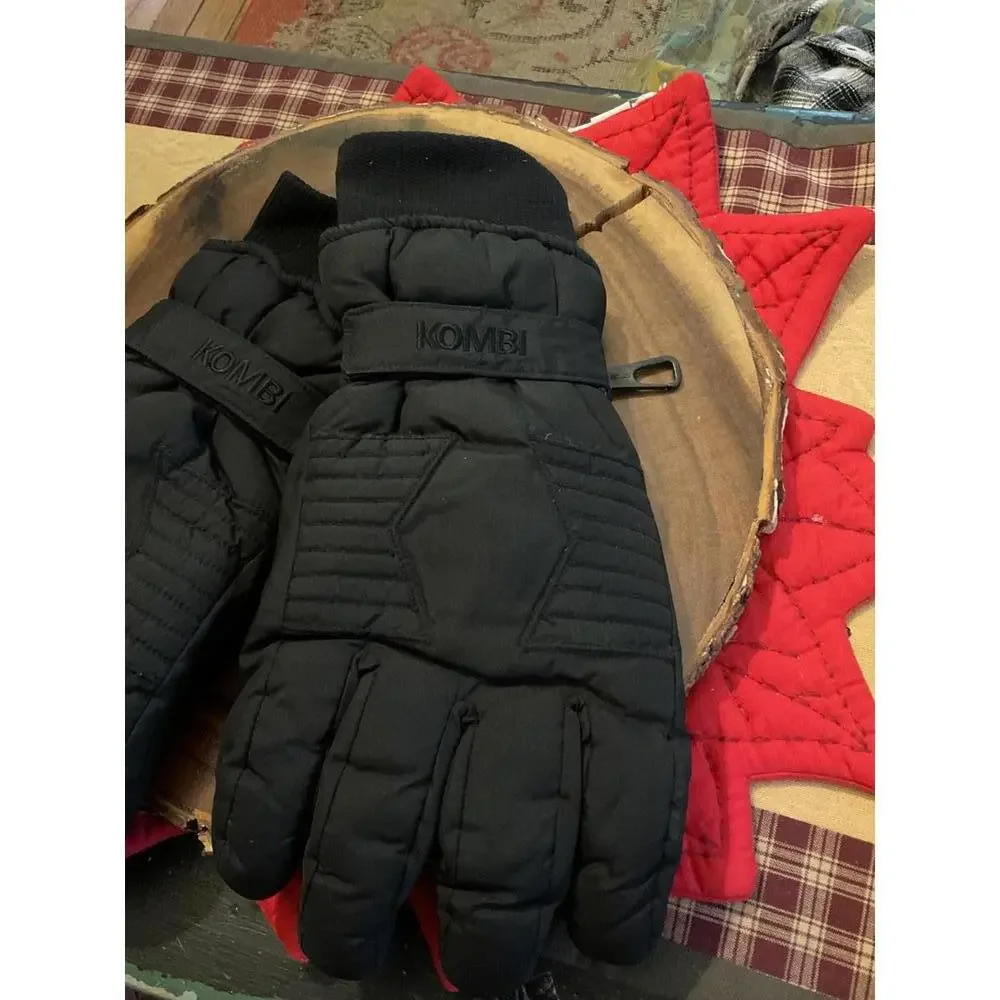 Kombi Black Insulated Winter Gloves - Size Large
